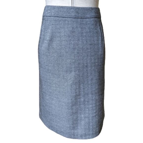 Talbots Herringbone Pencil Skirt 6P - Picture 4 of 9
